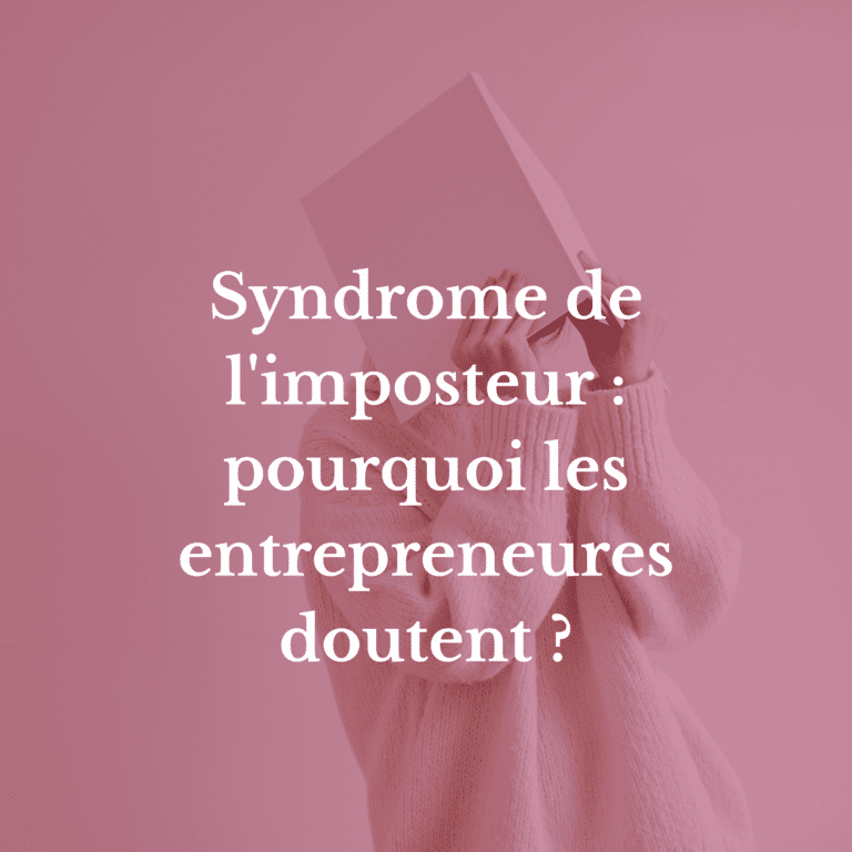 Femme entrepreneure face au syndrome de l'imposteur